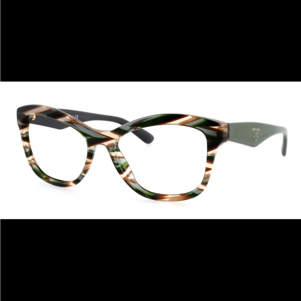 Prada Green & Brown Frames